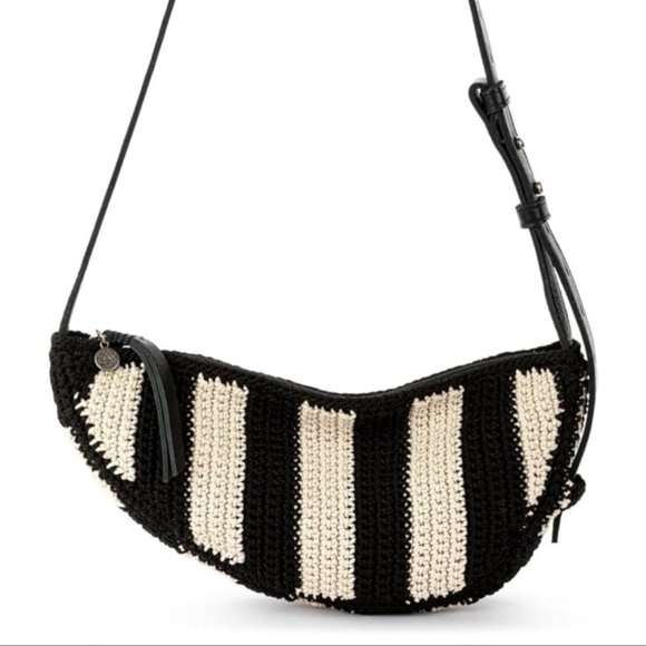 The Sak Tess Sling Purse Striped Crossbody Bag For Everyday & Travel NWT - Picture 3 of 6